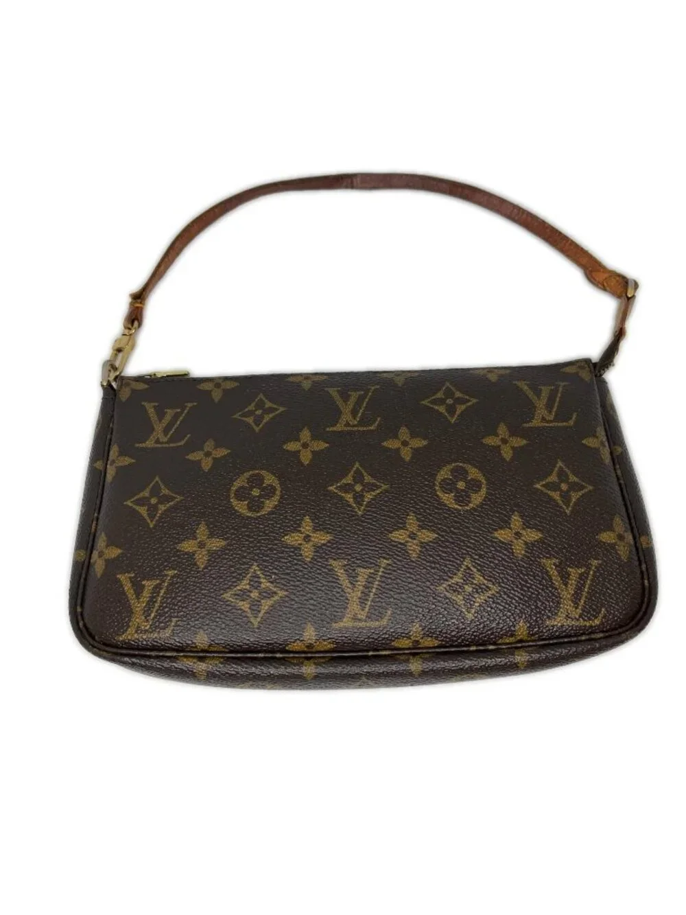 Louis Vuitton Monogram Pochette Accessoires Pouch Brown